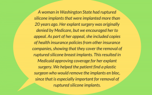 Breast Implant Removal Insurance Coverage Washington state
